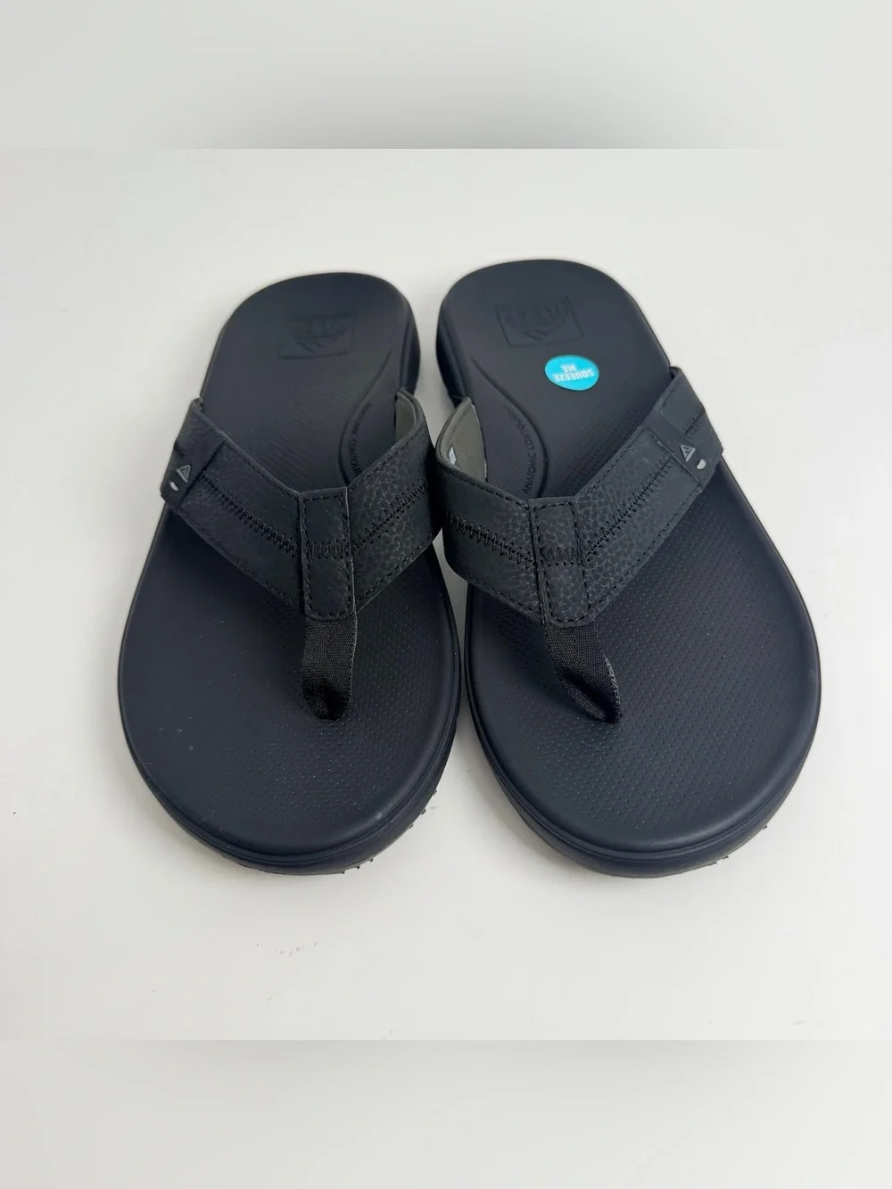 Reef Men's Black Comfort Thong Sandals